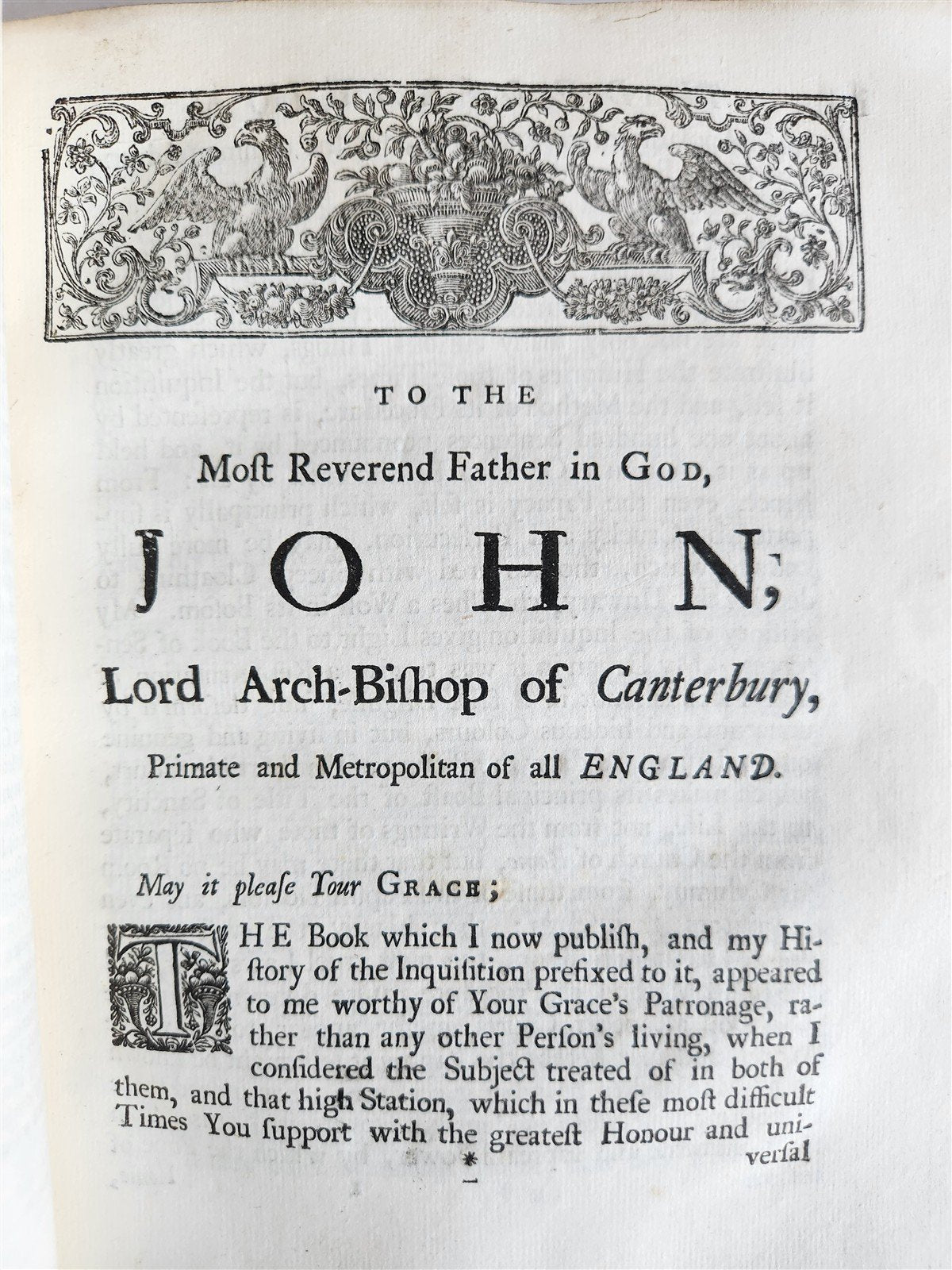 1731 HISTORY of INQUISITION in ENGLISH by Limborch antique ILLUSTRATED