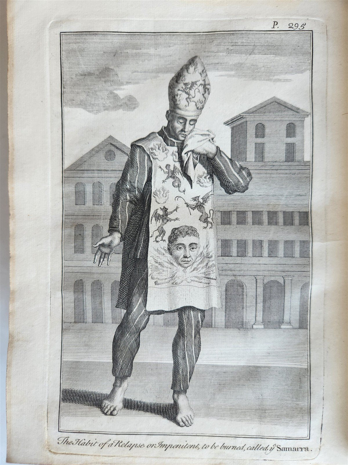 1731 HISTORY of INQUISITION in ENGLISH by Limborch antique ILLUSTRATED