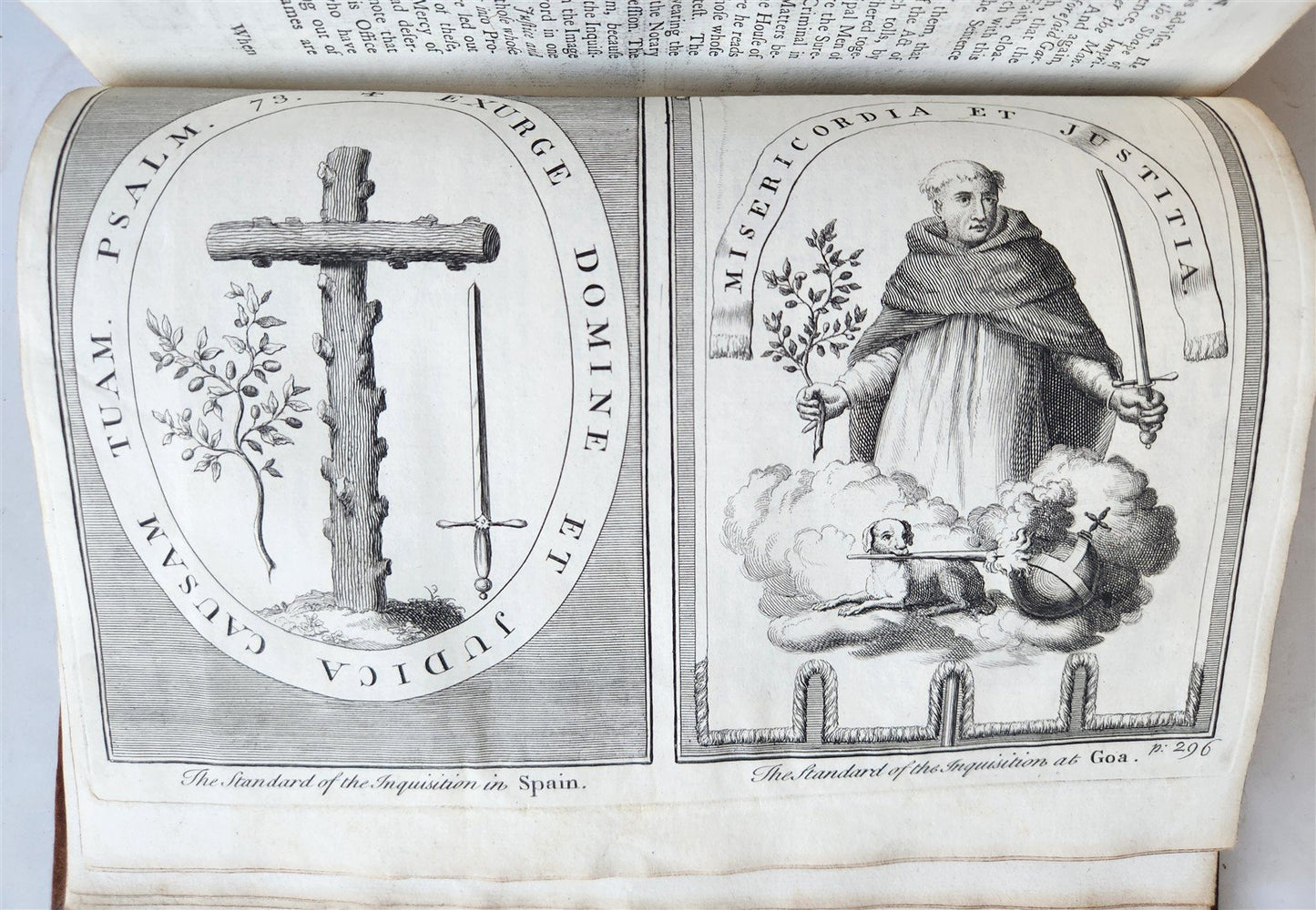 1731 HISTORY of INQUISITION in ENGLISH by Limborch antique ILLUSTRATED