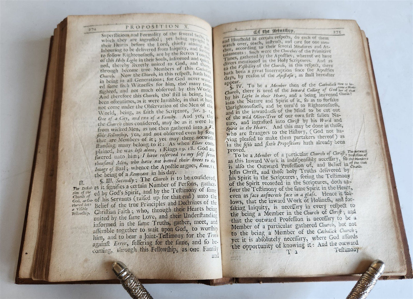 1701 QUAKERS Apology for the True Christian Divinity antique in ENGLISH