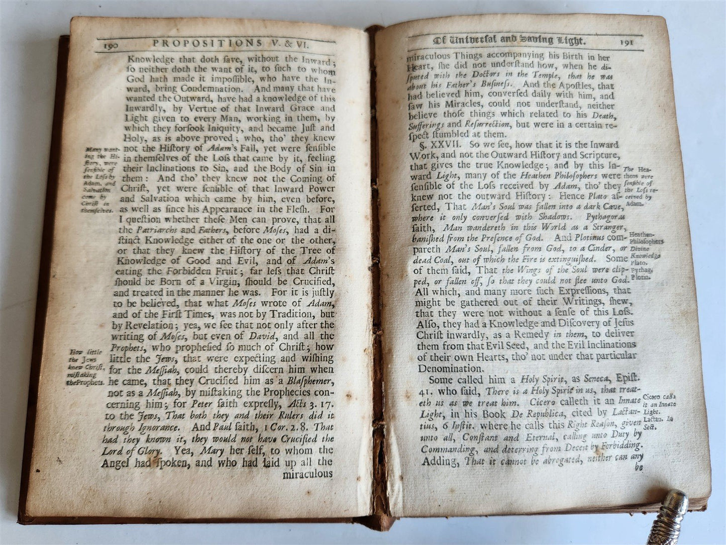 1701 QUAKERS Apology for the True Christian Divinity antique in ENGLISH