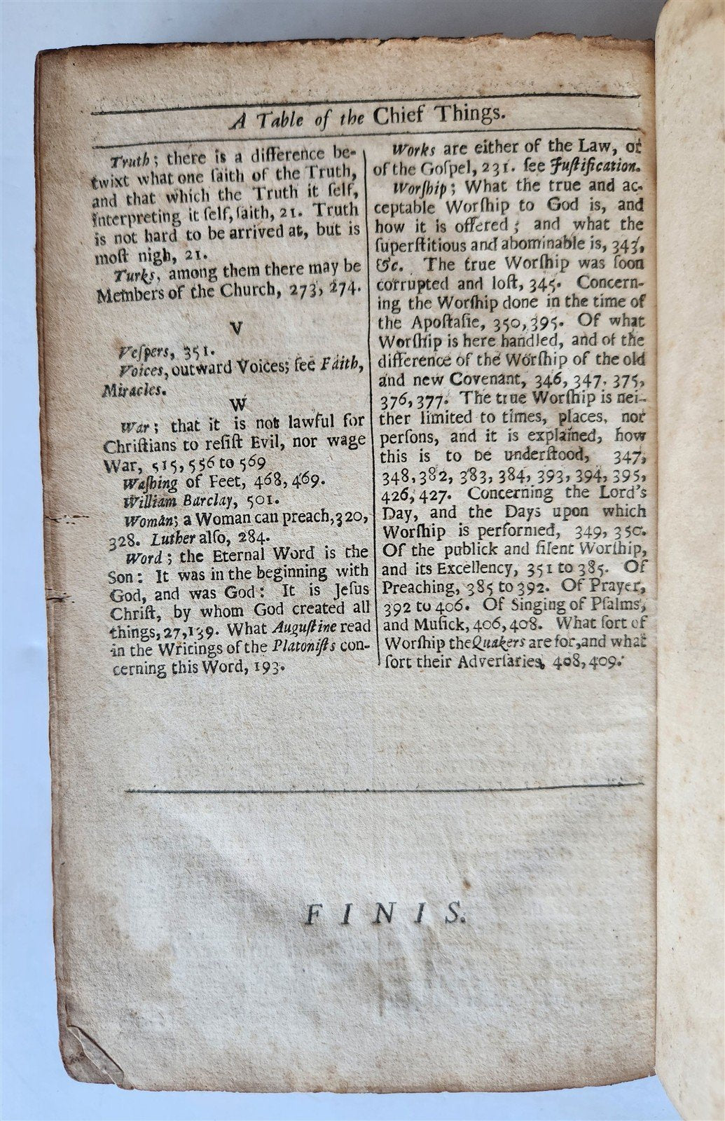 1701 QUAKERS Apology for the True Christian Divinity antique in ENGLISH