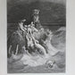 1874 BIBLE GUSTAVE DORE LLUSTRATED 2 VOLUMES MASSIVE FOLIO antique 230 plates