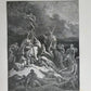 1874 BIBLE GUSTAVE DORE LLUSTRATED 2 VOLUMES MASSIVE FOLIO antique 230 plates
