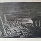 1874 BIBLE GUSTAVE DORE LLUSTRATED 2 VOLUMES MASSIVE FOLIO antique 230 plates