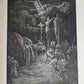 1874 BIBLE GUSTAVE DORE LLUSTRATED 2 VOLUMES MASSIVE FOLIO antique 230 plates