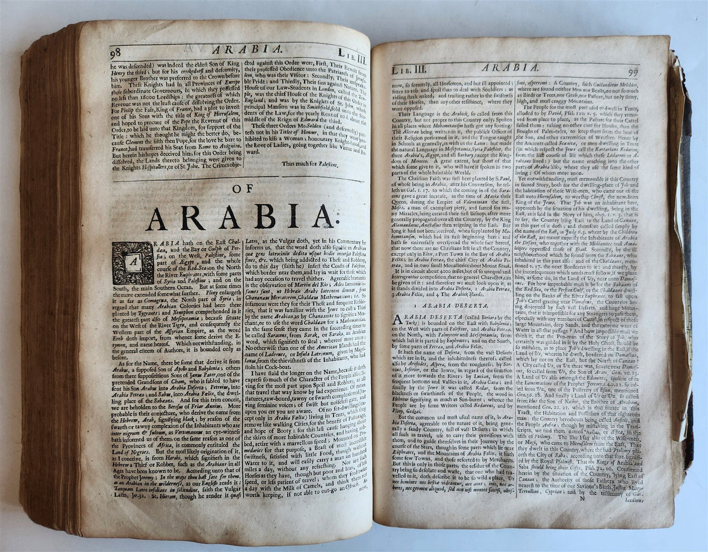 1677 COSMOGRAPHIE by PETER HEYLIN in ENGLISH antique rare ILLUSTRATED w/ MAPS