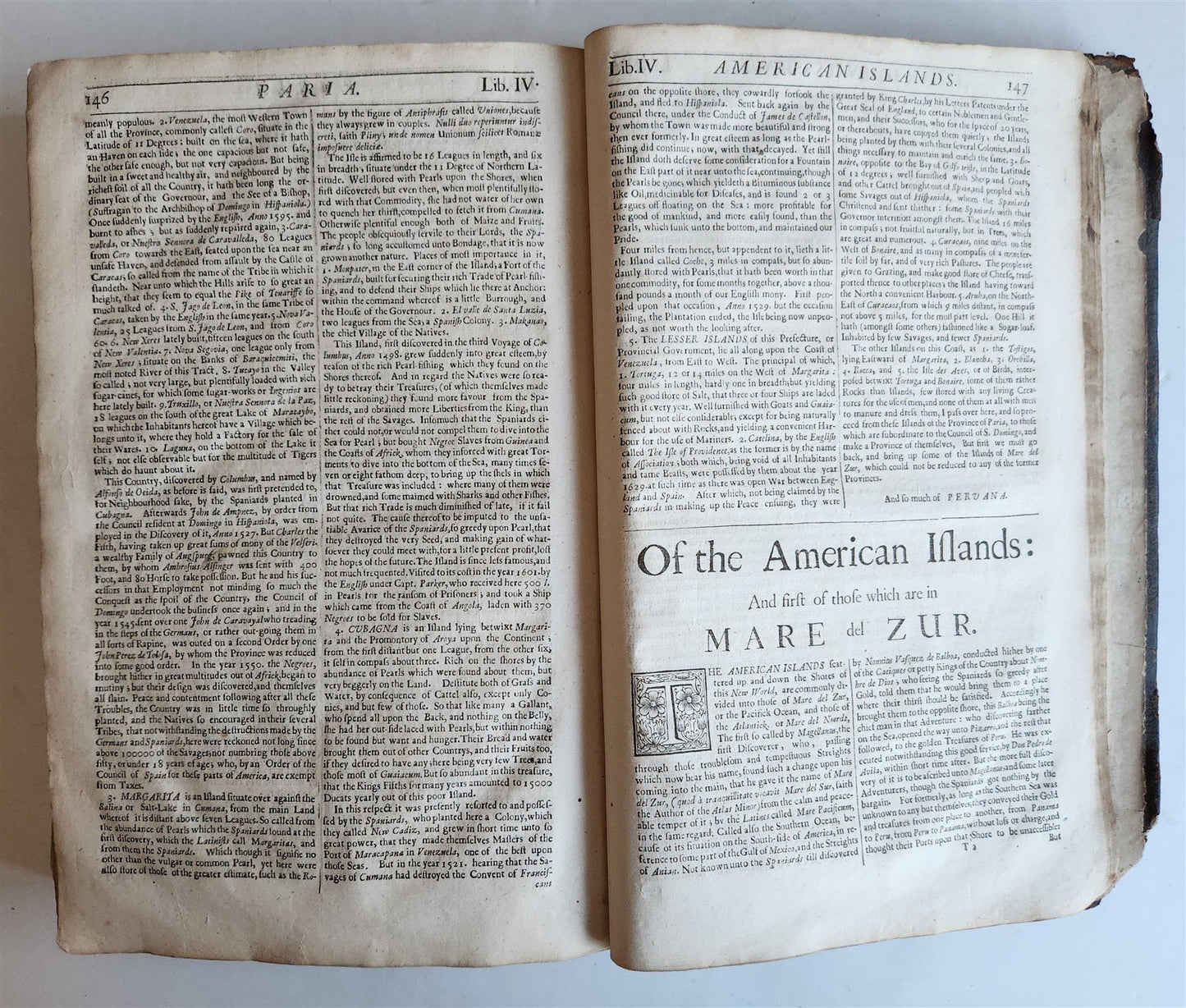 1677 COSMOGRAPHIE by PETER HEYLIN in ENGLISH antique rare ILLUSTRATED w/ MAPS
