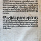 1489 INCUNABULA by JOHANNIS DE GERSON antique VELLUM BINDING OPERA MORALIA