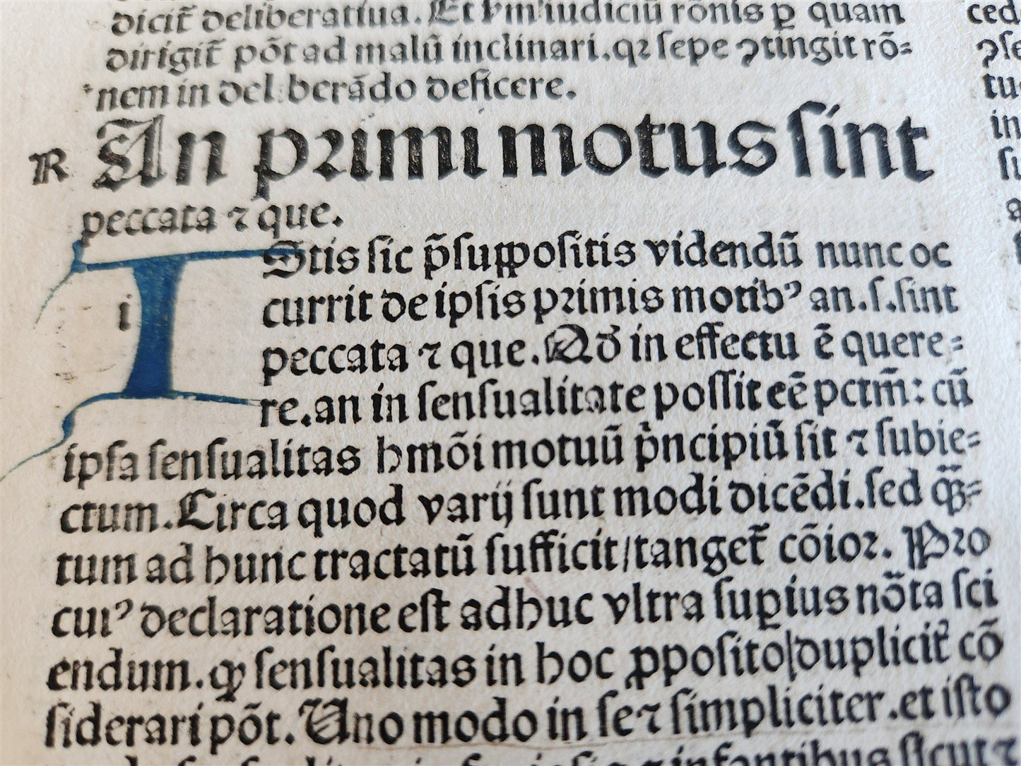 1489 INCUNABULA by JOHANNIS DE GERSON antique VELLUM BINDING OPERA MORALIA