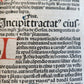 1489 INCUNABULA by JOHANNIS DE GERSON antique VELLUM BINDING OPERA MORALIA