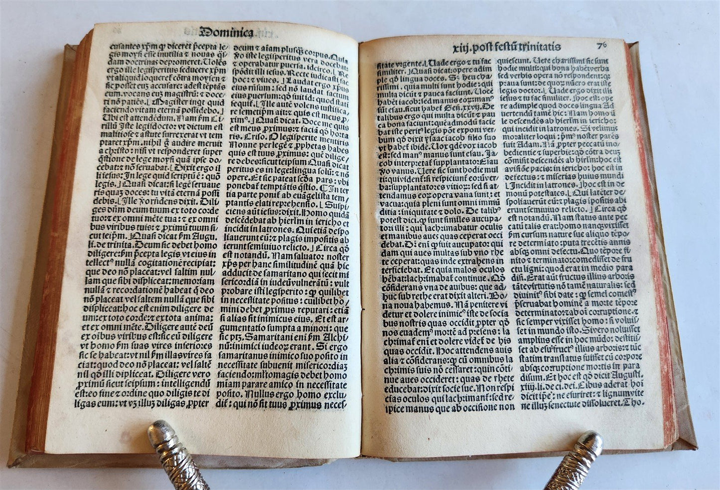 1496 INCUNABULA THEOLOGY by ANTONIUS DE BITONTO antique 15th CENTURY