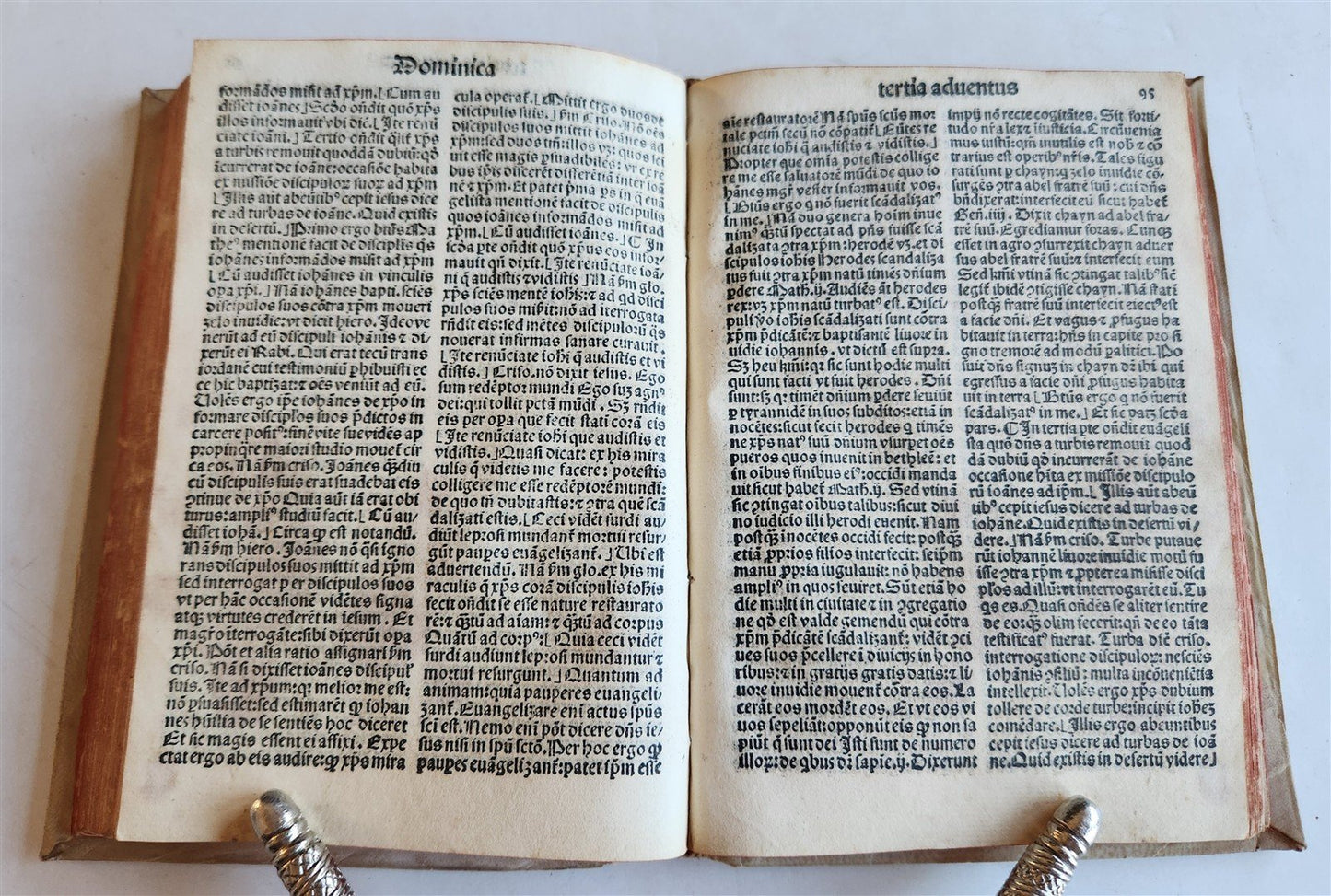 1496 INCUNABULA THEOLOGY by ANTONIUS DE BITONTO antique 15th CENTURY
