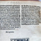1496 INCUNABULA THEOLOGY by ANTONIUS DE BITONTO antique 15th CENTURY