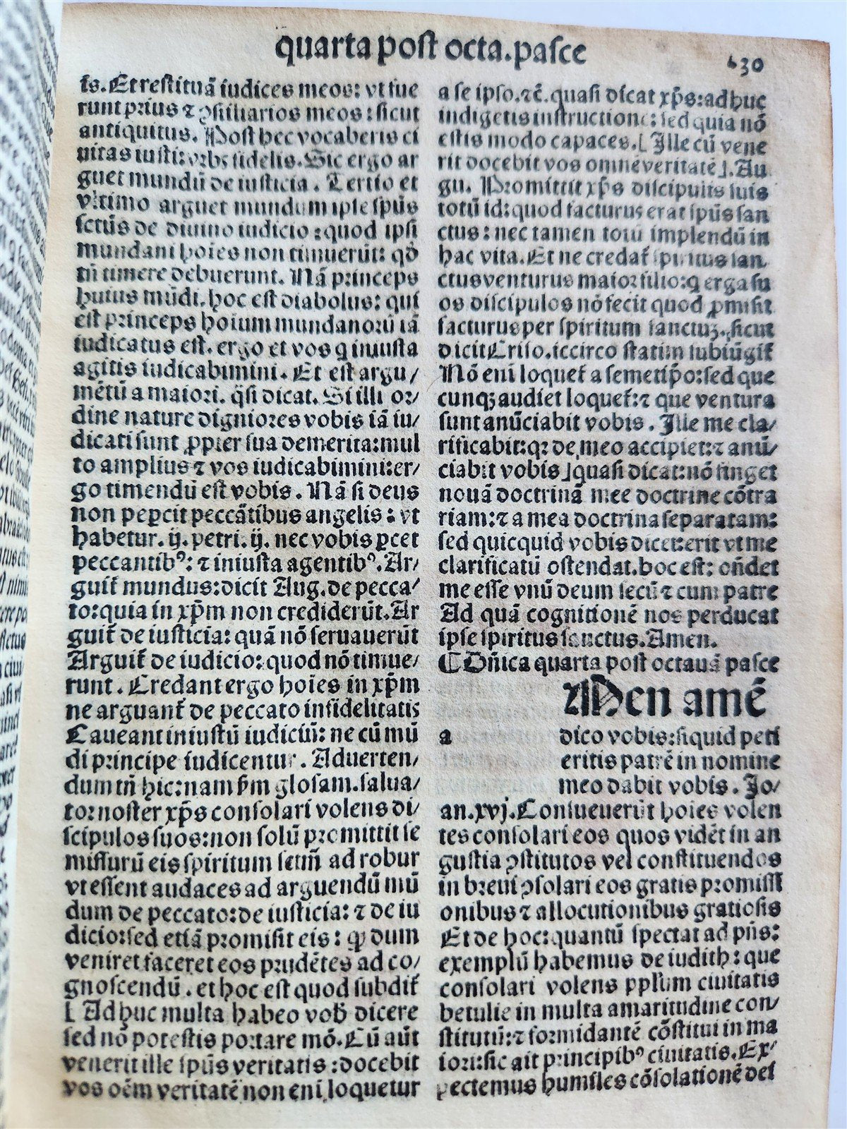 1496 INCUNABULA THEOLOGY by ANTONIUS DE BITONTO antique 15th CENTURY
