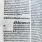 1496 INCUNABULA THEOLOGY by ANTONIUS DE BITONTO antique 15th CENTURY