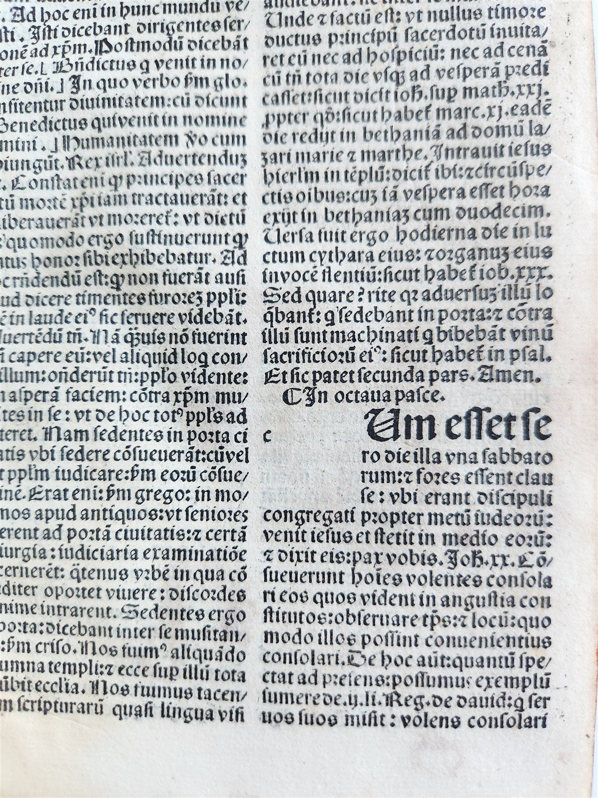 1496 INCUNABULA THEOLOGY by ANTONIUS DE BITONTO antique 15th CENTURY