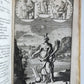 1697 MYTHOLOGY ILLUSTRATED w/ 26 ENGRAVINGS antique VELLUM BOUND