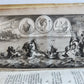 1697 MYTHOLOGY ILLUSTRATED w/ 26 ENGRAVINGS antique VELLUM BOUND