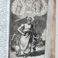 1697 MYTHOLOGY ILLUSTRATED w/ 26 ENGRAVINGS antique VELLUM BOUND