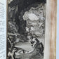 1697 MYTHOLOGY ILLUSTRATED w/ 26 ENGRAVINGS antique VELLUM BOUND