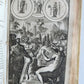 1697 MYTHOLOGY ILLUSTRATED w/ 26 ENGRAVINGS antique VELLUM BOUND