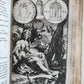 1697 MYTHOLOGY ILLUSTRATED w/ 26 ENGRAVINGS antique VELLUM BOUND