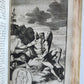 1697 MYTHOLOGY ILLUSTRATED w/ 26 ENGRAVINGS antique VELLUM BOUND