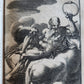 1697 MYTHOLOGY ILLUSTRATED w/ 26 ENGRAVINGS antique VELLUM BOUND