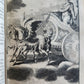 1697 MYTHOLOGY ILLUSTRATED w/ 26 ENGRAVINGS antique VELLUM BOUND