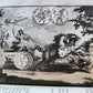 1697 MYTHOLOGY ILLUSTRATED w/ 26 ENGRAVINGS antique VELLUM BOUND