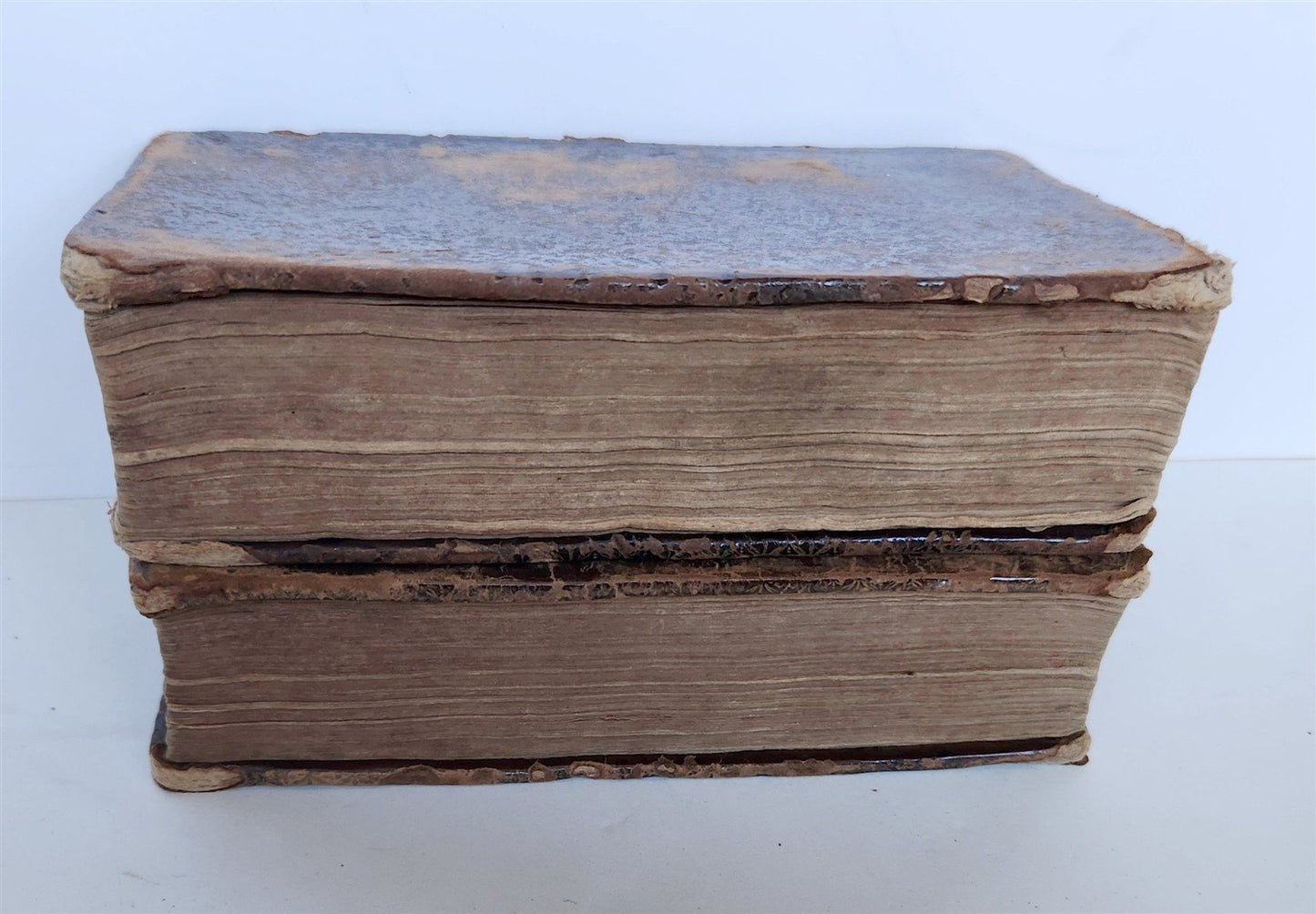 1665 HISTORY of TURKS antique ILLUSTRATED 2 VOLUMES 17th CENTURY