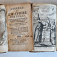 1665 HISTORY of TURKS antique ILLUSTRATED 2 VOLUMES 17th CENTURY