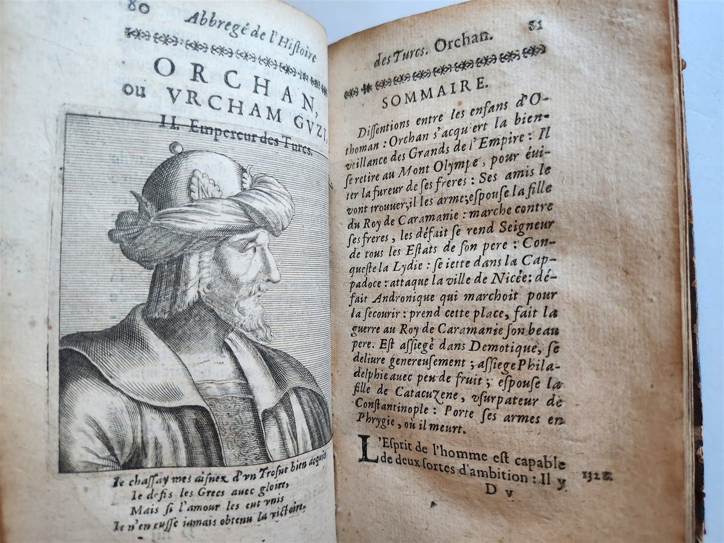 1665 HISTORY of TURKS antique ILLUSTRATED 2 VOLUMES 17th CENTURY