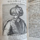 1665 HISTORY of TURKS antique ILLUSTRATED 2 VOLUMES 17th CENTURY