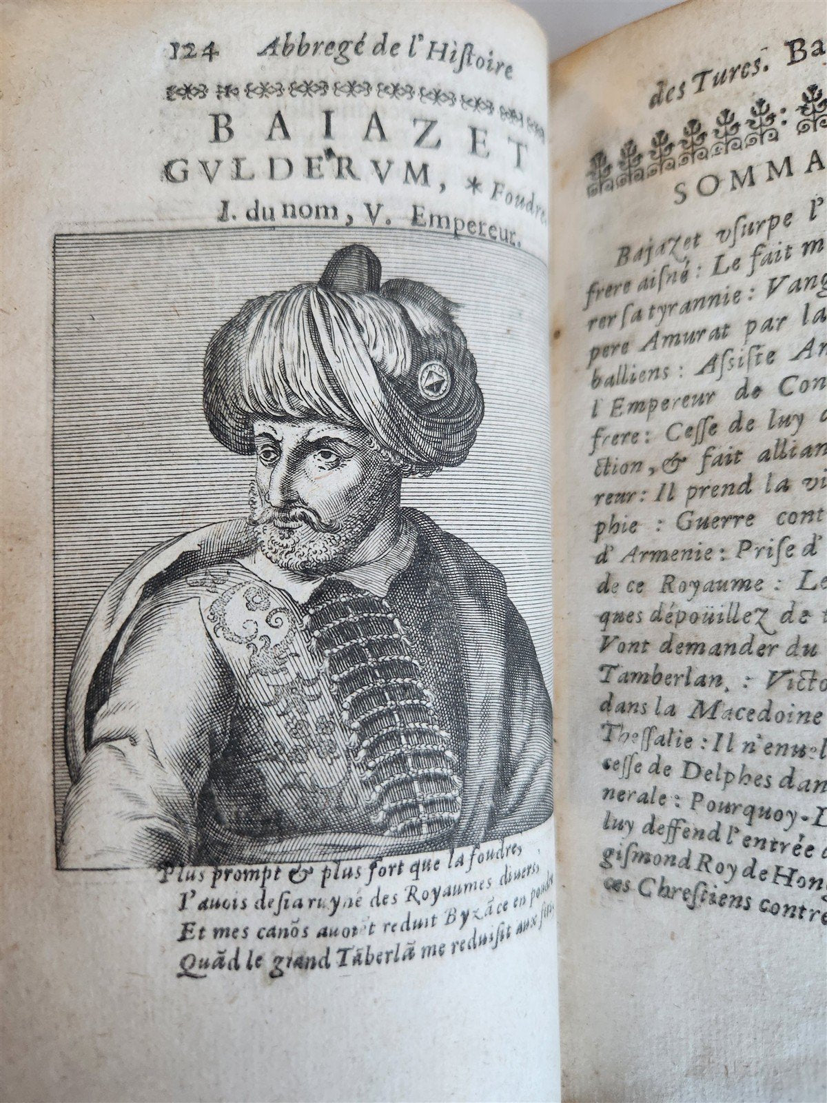 1665 HISTORY of TURKS antique ILLUSTRATED 2 VOLUMES 17th CENTURY
