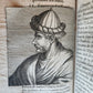 1665 HISTORY of TURKS antique ILLUSTRATED 2 VOLUMES 17th CENTURY