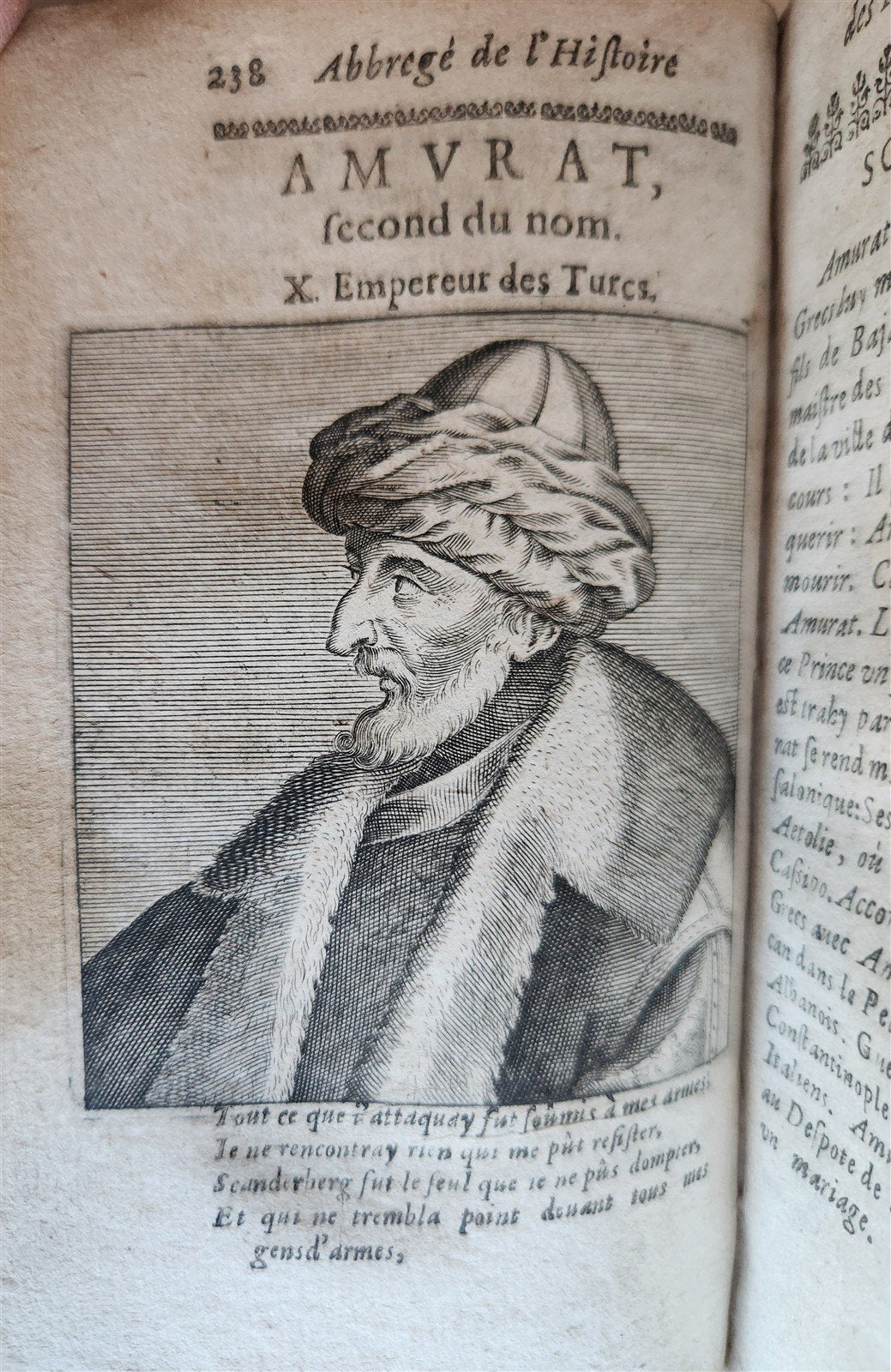 1665 HISTORY of TURKS antique ILLUSTRATED 2 VOLUMES 17th CENTURY