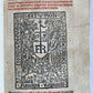 1508 POST-INCUNABULA antique 16th C Homilies of Franciscan friar Nicolas Denisse