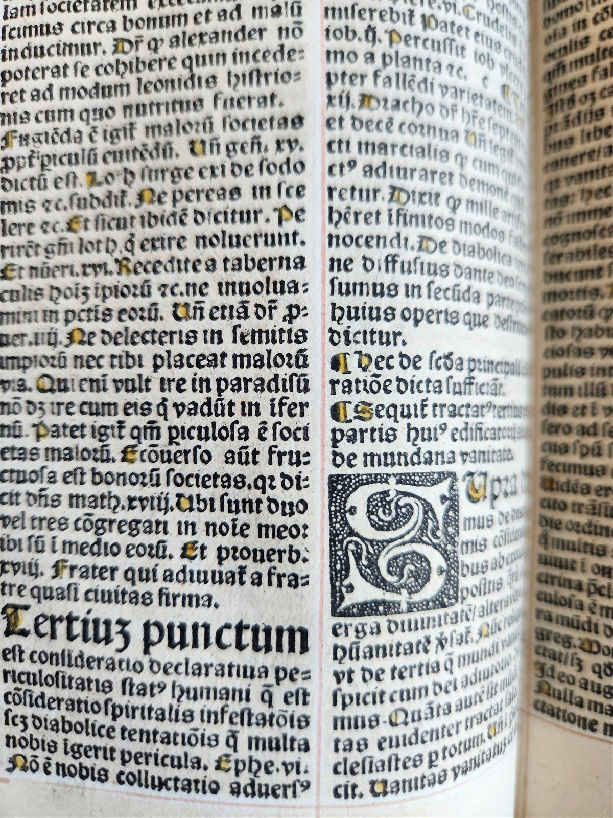 1508 POST-INCUNABULA antique 16th C Homilies of Franciscan friar Nicolas Denisse