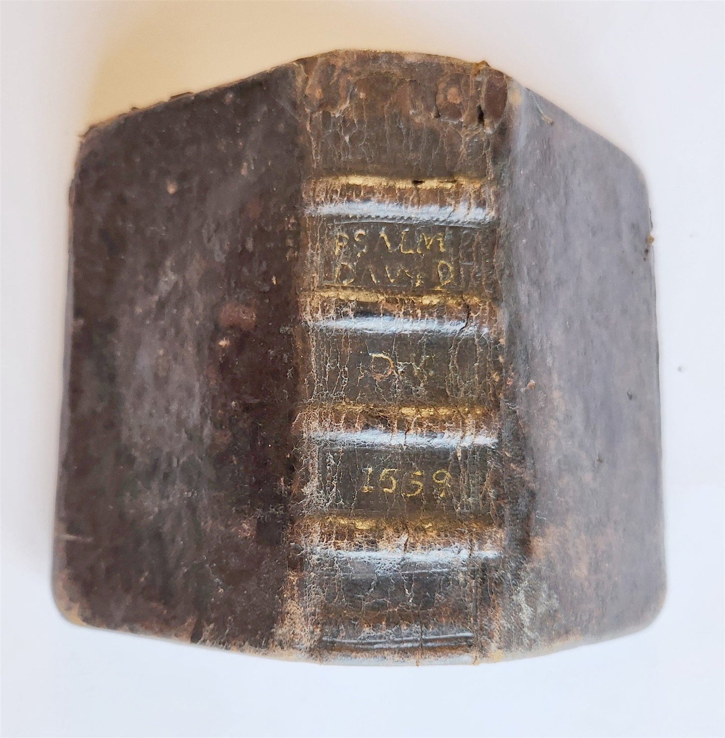 1559 PSALTER in GREEK & LATIN antique 16th CENTURY rare PSALTERIUM DAVIDICUM