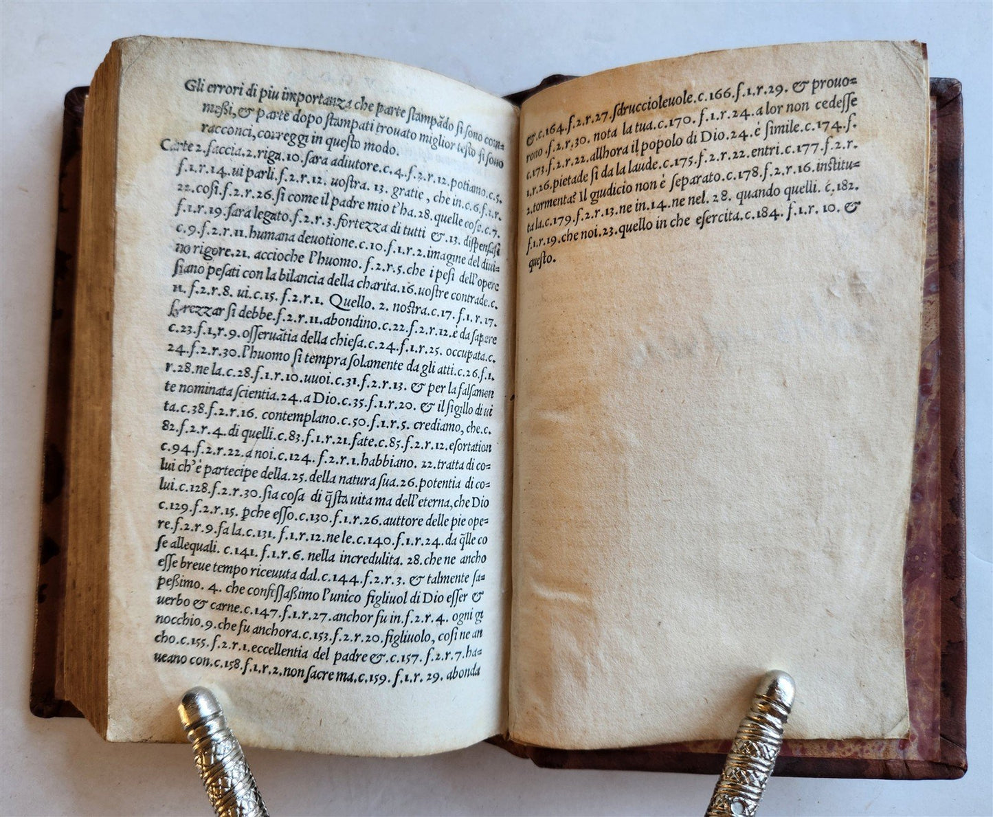 1547 SERMONS in ITALIAN antique 16th CENTURY