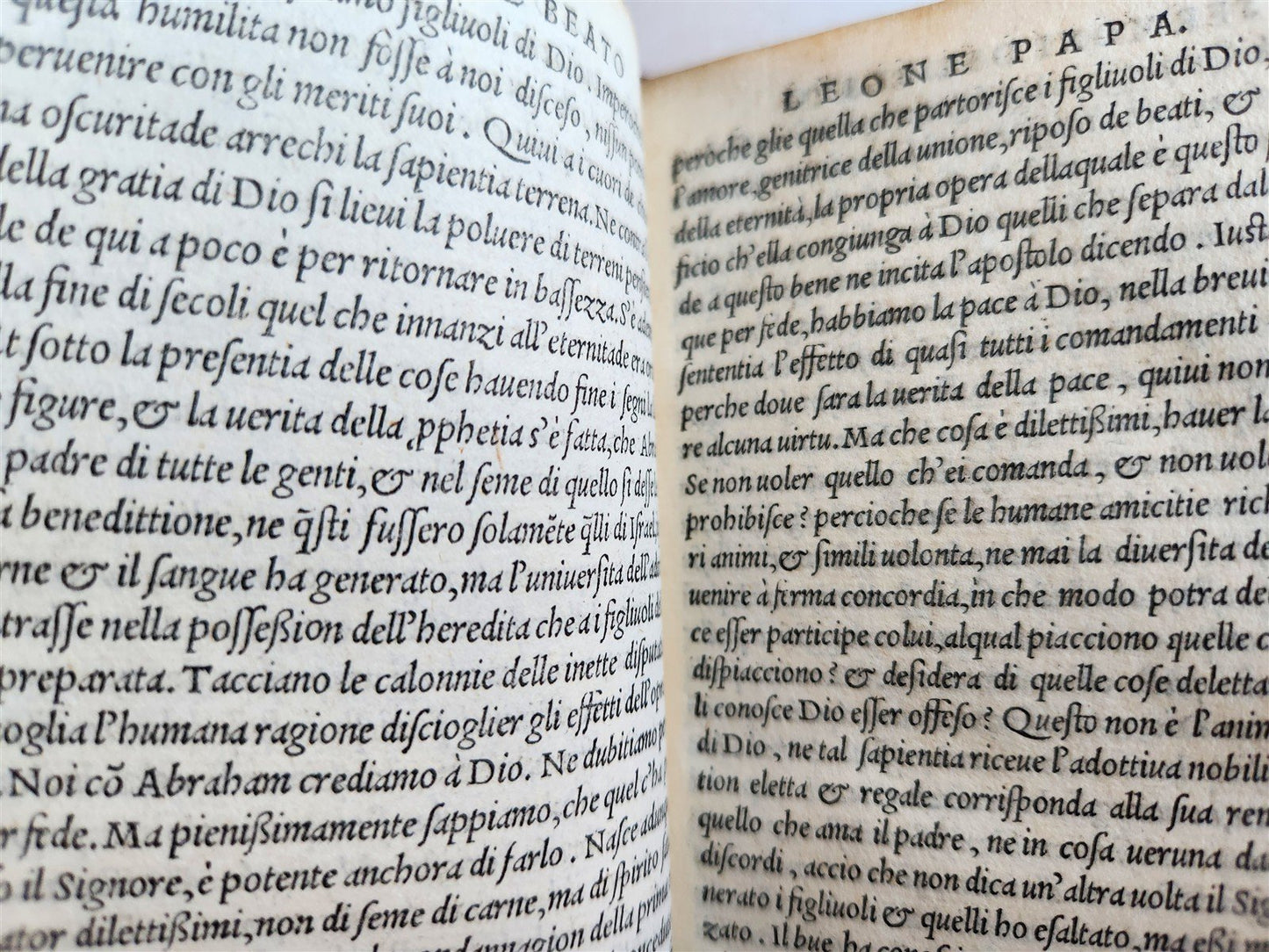 1547 SERMONS in ITALIAN antique 16th CENTURY