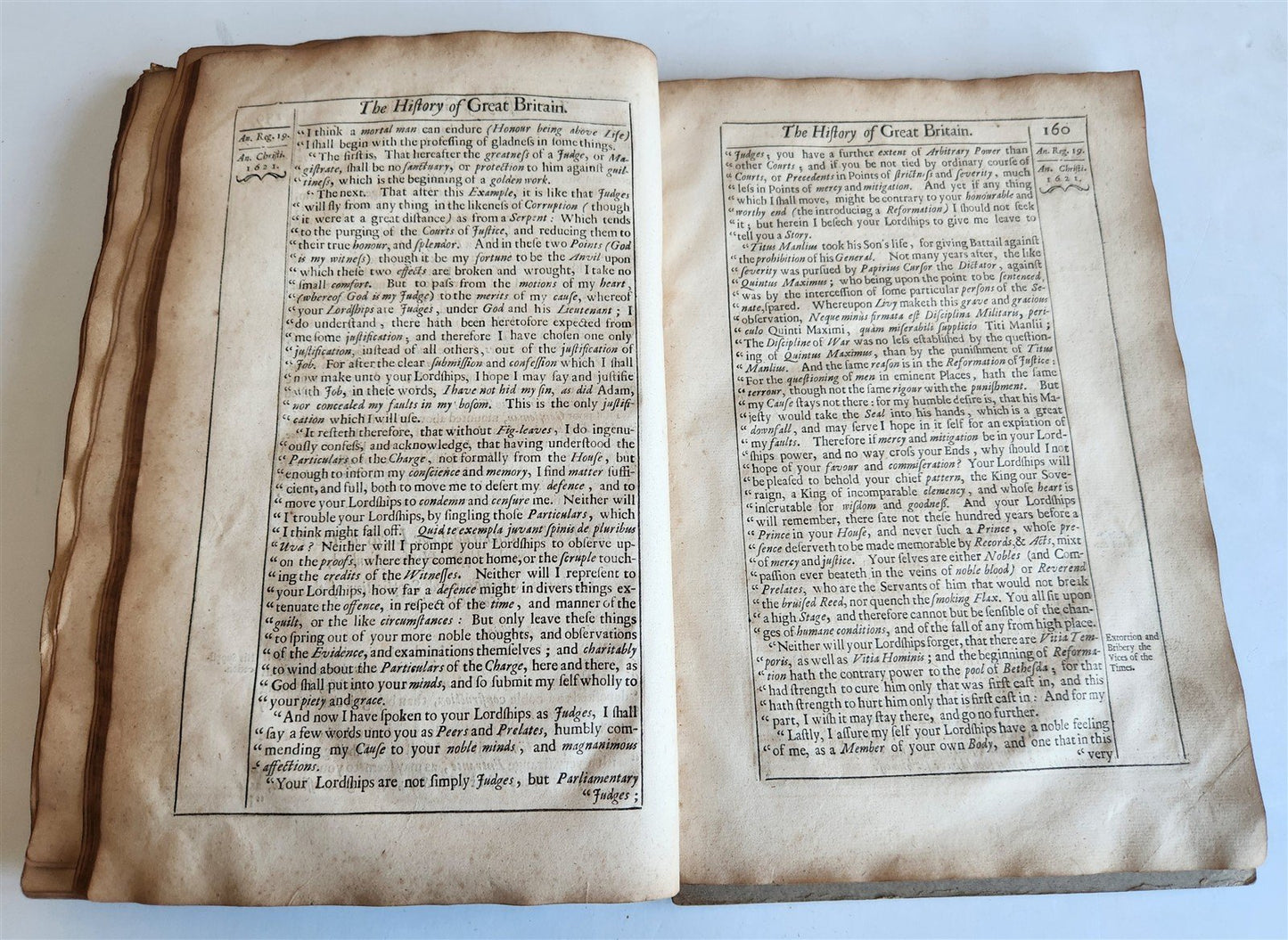 1653 HISTORY of GREAT BRITAIN LIFE of KING JAMES antique in ENGLISH