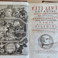 1714 ROMAN HISTORY by LIVY in LATIN antique 5 VOLUMES illustrated w/ map