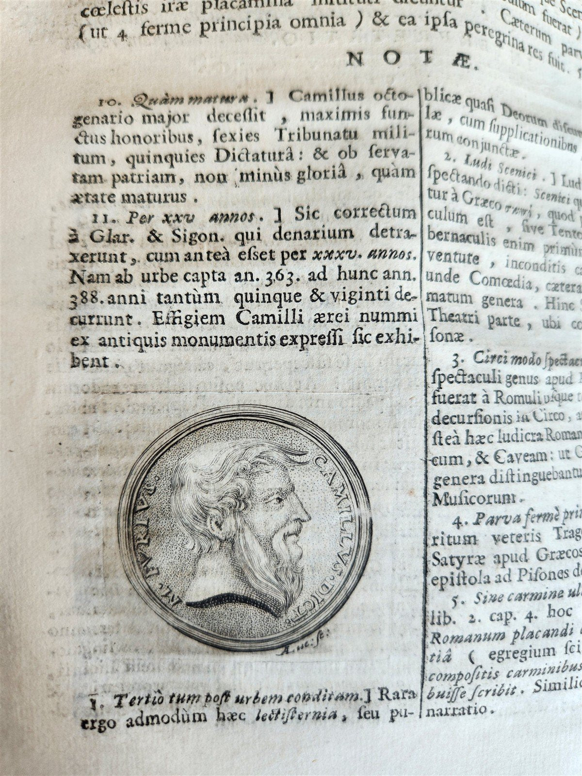 1714 ROMAN HISTORY by LIVY in LATIN antique 5 VOLUMES illustrated w/ map