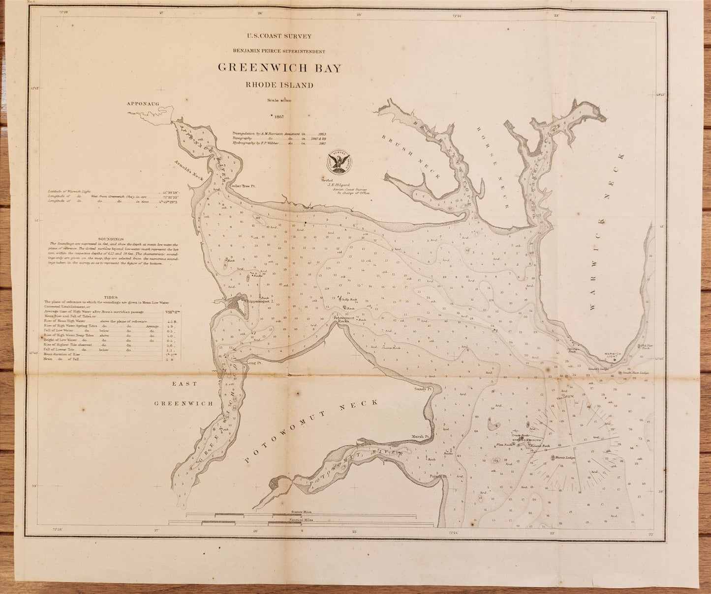 1865 LOT of 5 antique MAPS RHODE ISLAND NEW HAMPSHIRE AMERICANA