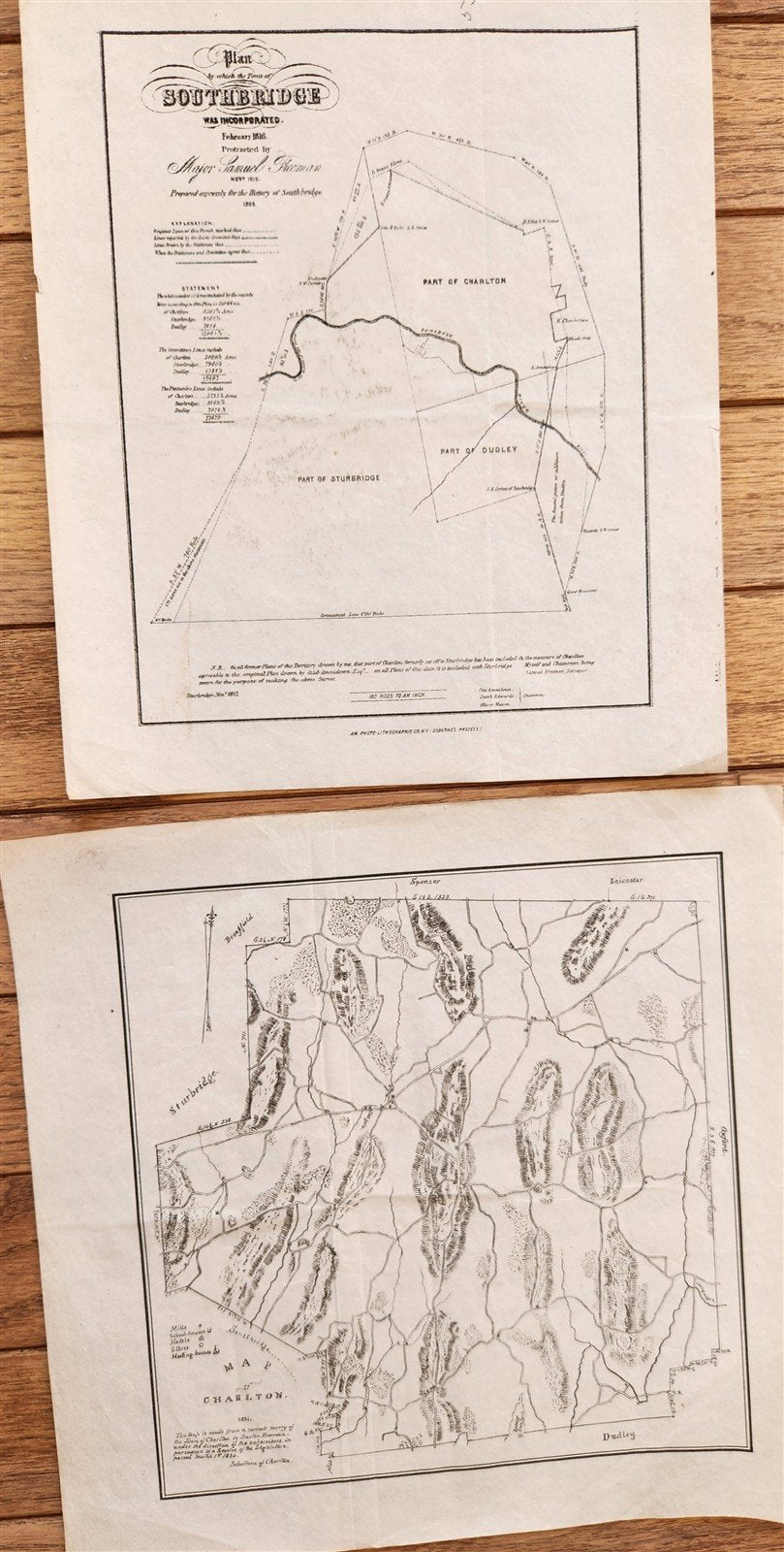 1865 LOT of 5 antique MAPS RHODE ISLAND NEW HAMPSHIRE AMERICANA