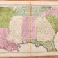 1840s LOT of 5 antique MAPS AMERICANA
