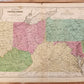 1840s LOT of 5 antique MAPS AMERICANA